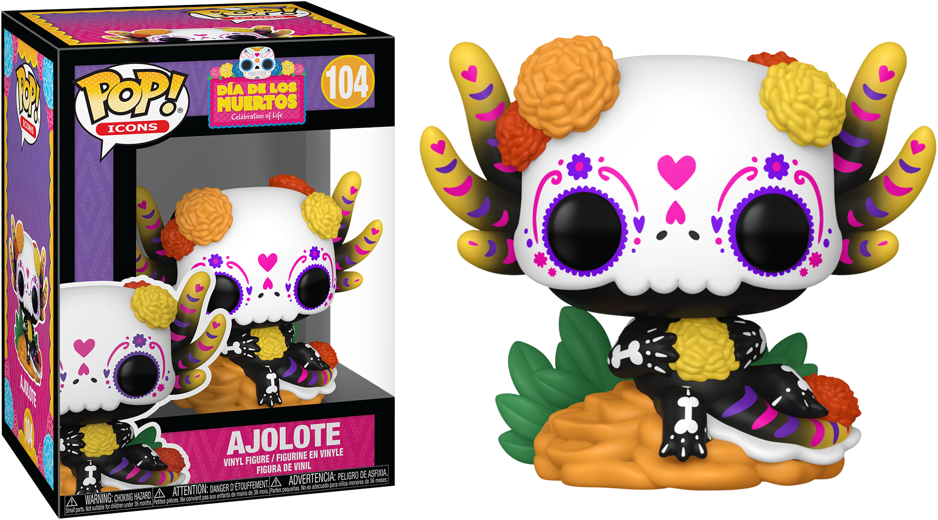 Dia de Los Muertos – Ajolote Pop! Vinyl