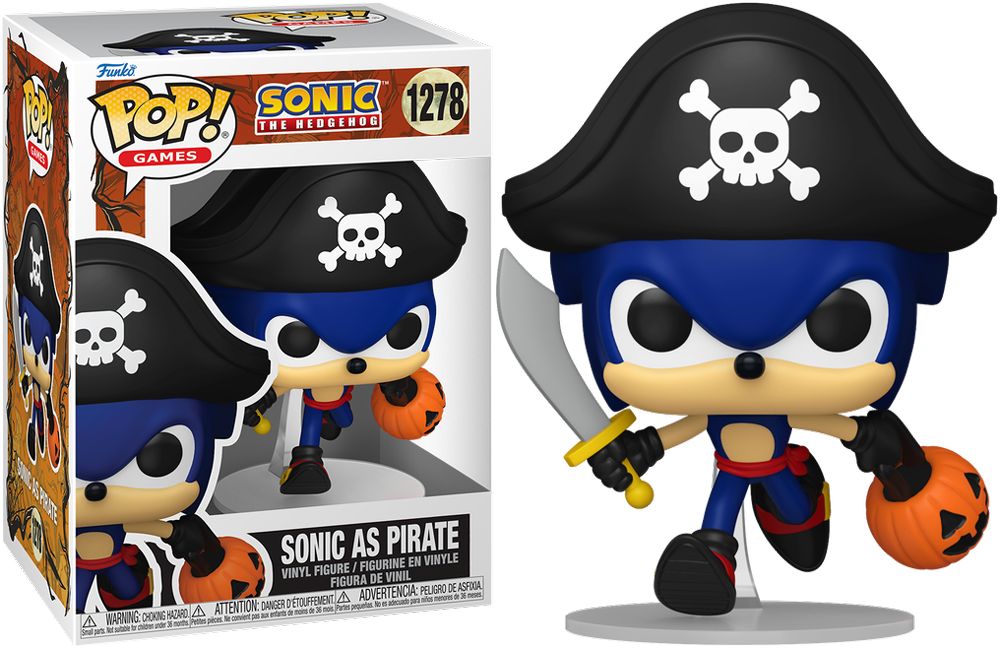 Sonic the Hedgehog – Sonic as Pirate (Halloween) Pop! Vinyl