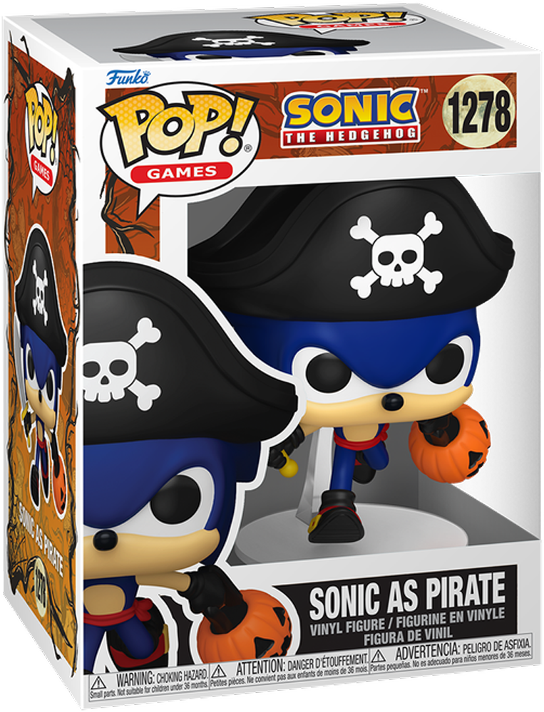 Sonic the Hedgehog – Sonic as Pirate (Halloween) Pop! Vinyl