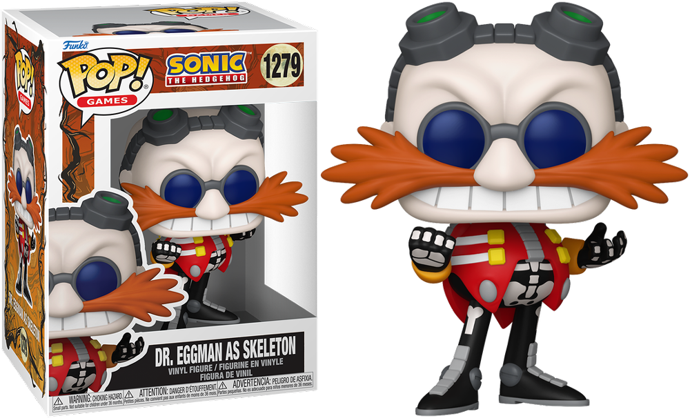 Sonic the Hedgehog – Dr. Eggman as Skeleton (Halloween) Pop! Vinyl