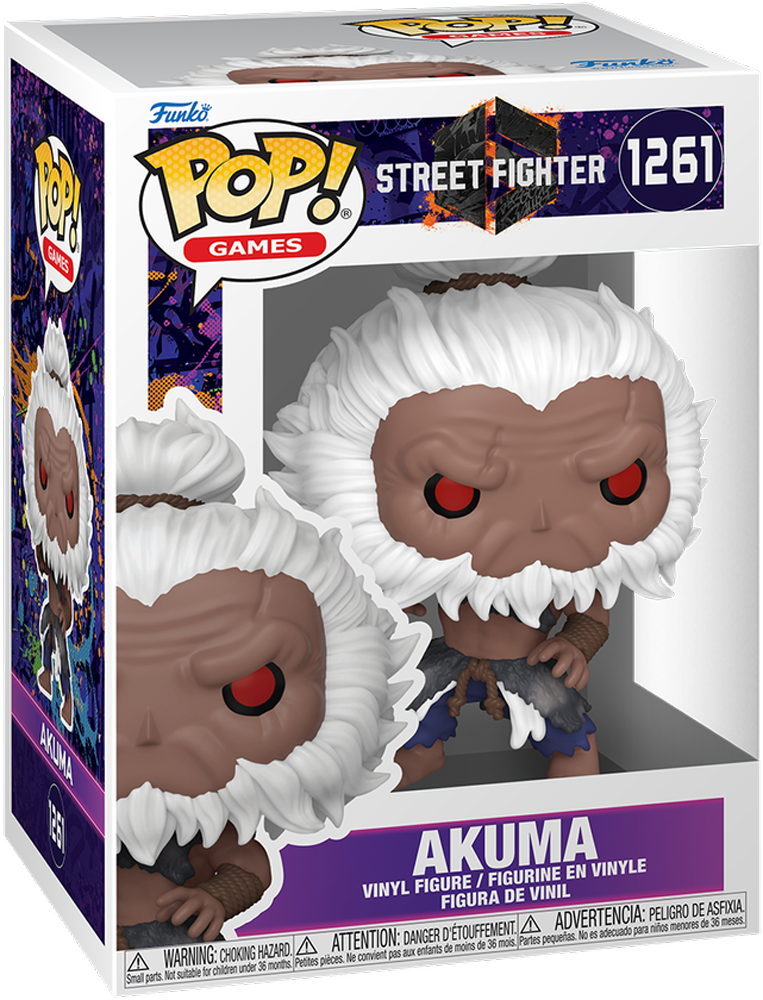 Street Fighter 6 – Akuma (with Chase) Pop! Vinyl