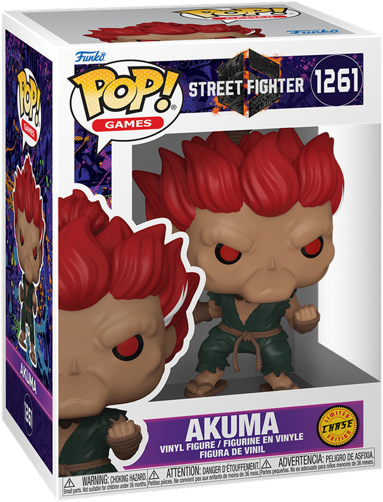 Street Fighter 6 – Akuma (with Chase) Pop! Vinyl