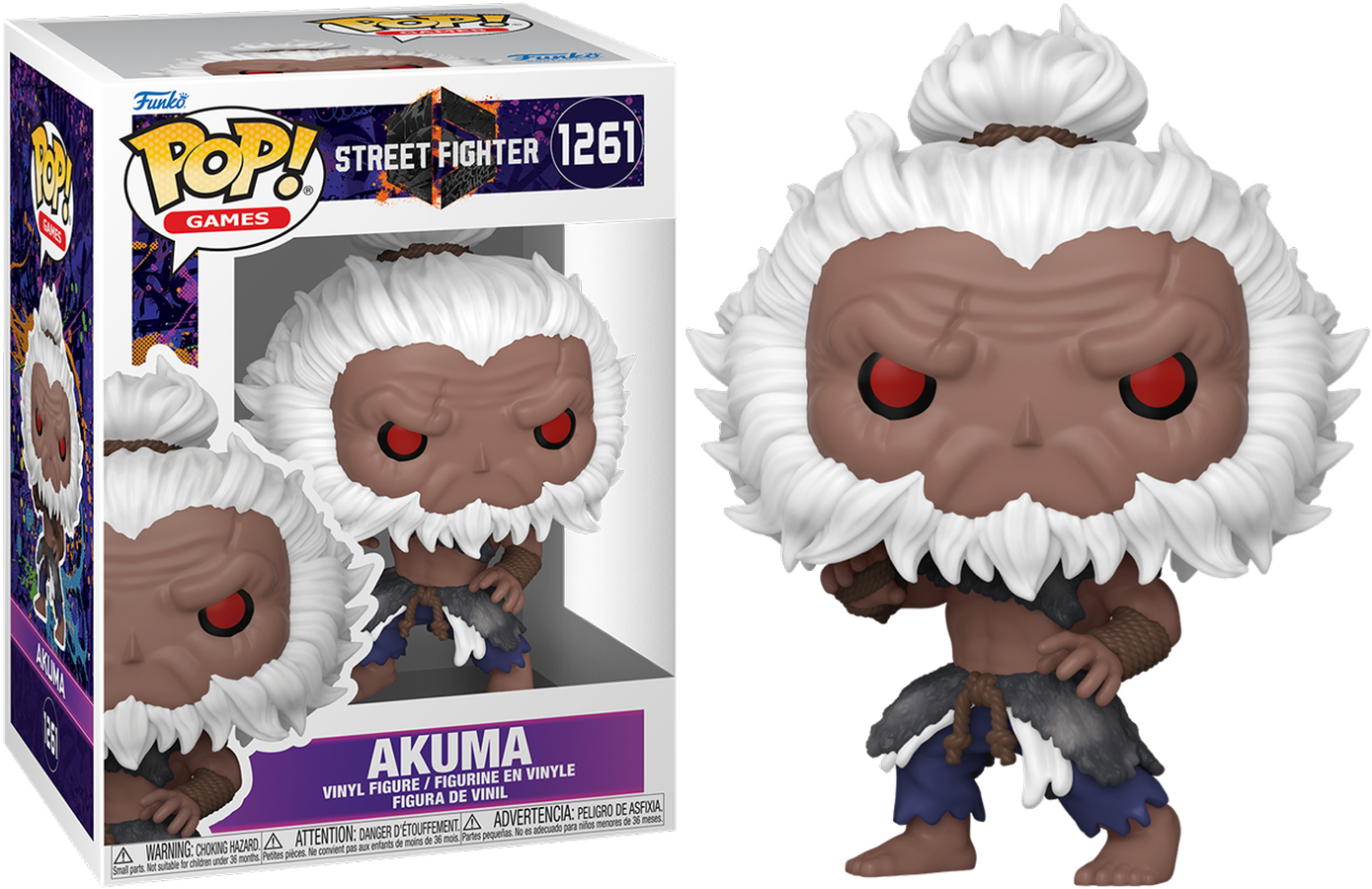 Street Fighter 6 – Akuma (with Chase) Pop! Vinyl