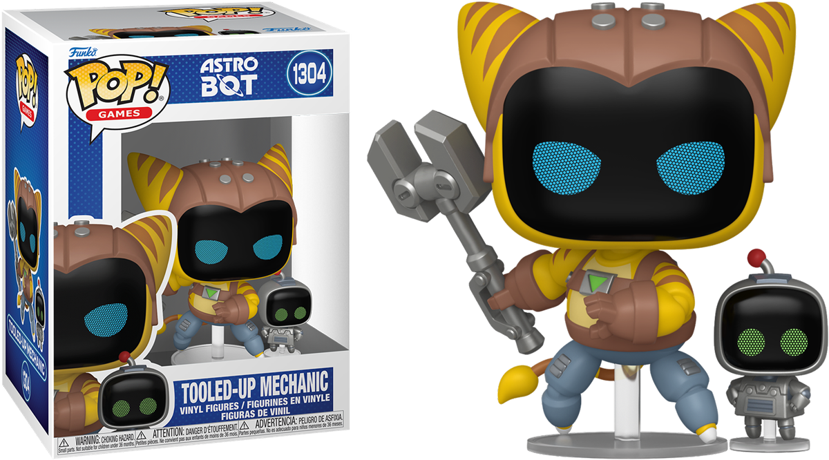 Astro Bot – Tooled-Up Mechanic Pop! Vinyl