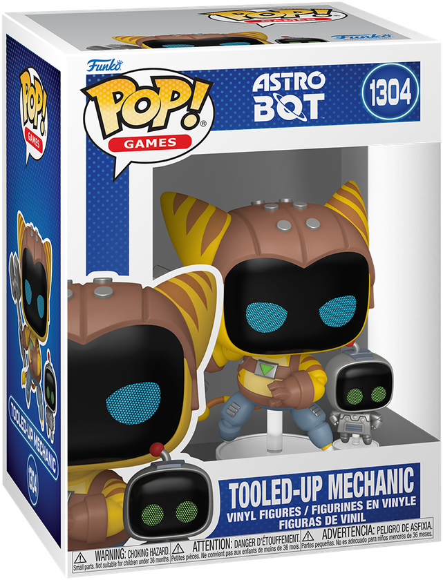 Astro Bot – Mecánico Equipado Pop! Figura de vinilo