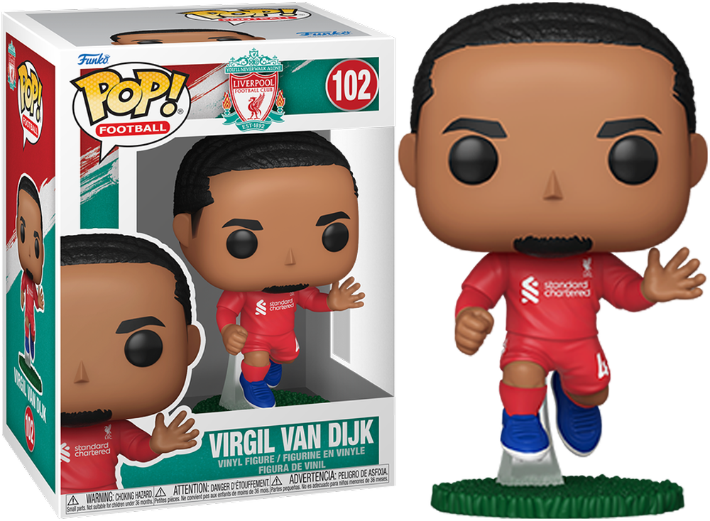 Fútbol: Liverpool – Virgil Van Dijk Pop! Figura de vinilo