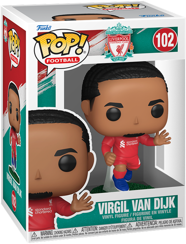 Fútbol: Liverpool – Virgil Van Dijk Pop! Figura de vinilo