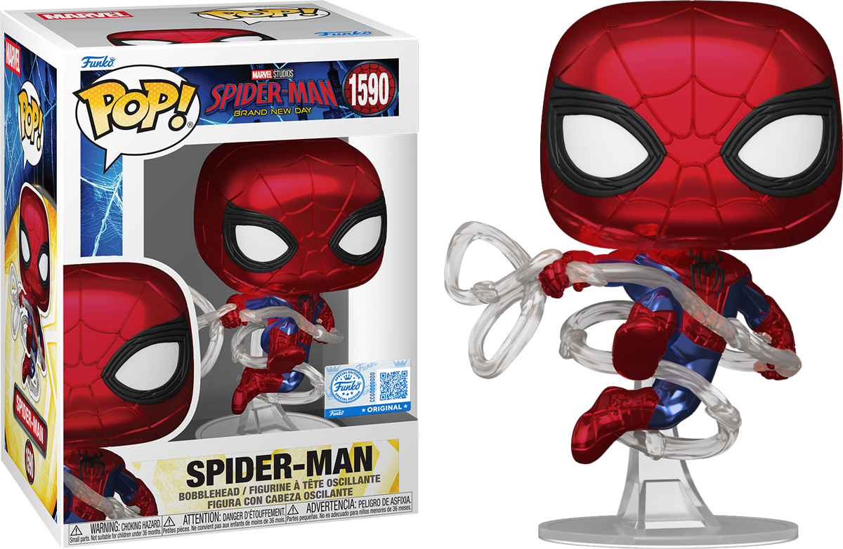 Spiderman: Brand New Day – Spiderman Metallic US Exclusive Pop! Vinyl [RS]