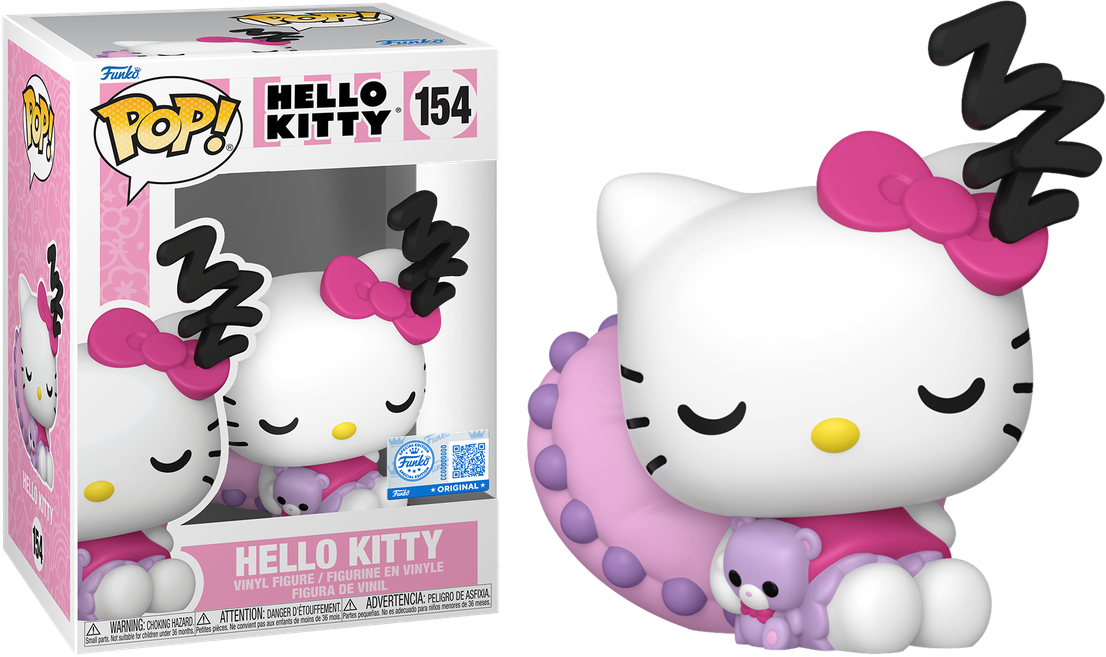Hello Kitty – Hello Kitty Durmiendo Exclusivo EE. UU. Pop! Vinilo [RS]