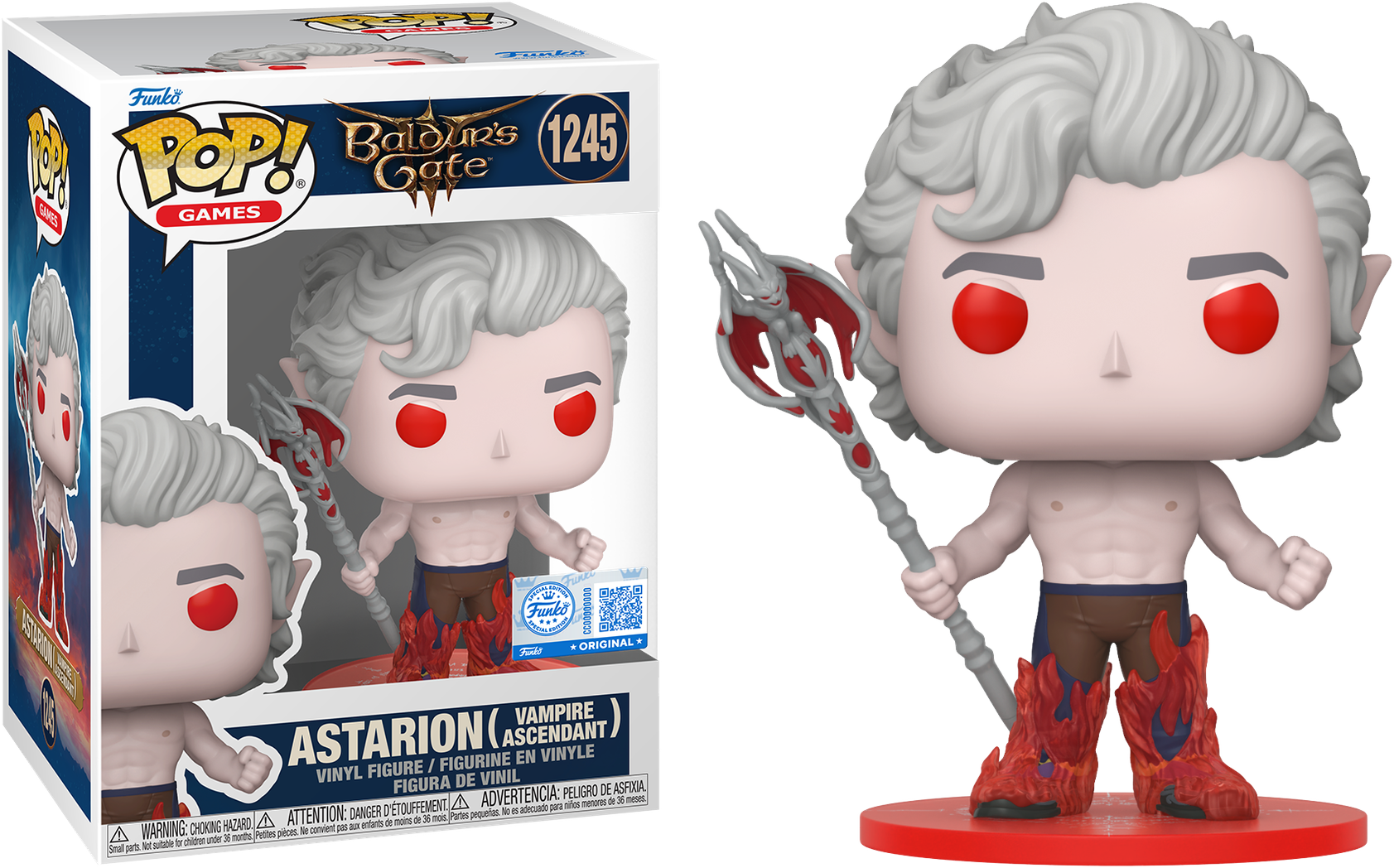 Baldur’s Gate 3 – Astarion (Vampire Ascendant) US Exclusive Pop! Vinyl [RS]