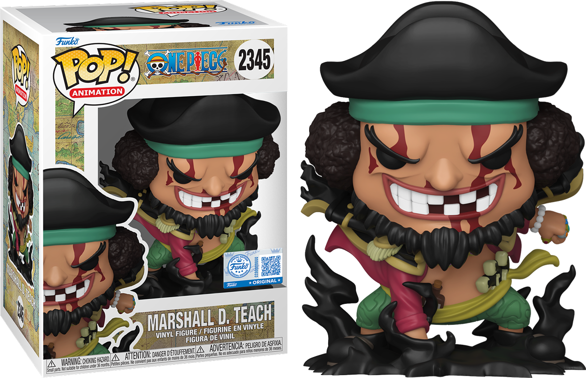 One Piece – Blackbeard (Black Hole) US Exclusive Pop! Vinyl [RS]