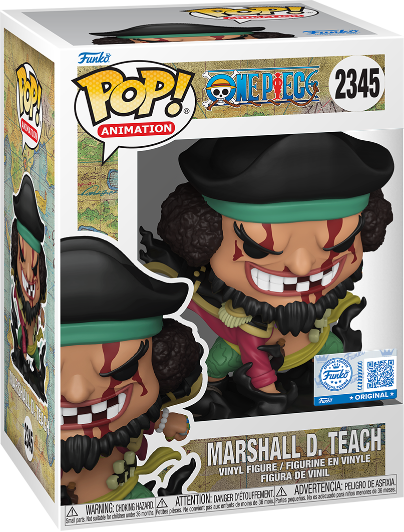 One Piece – Blackbeard (Black Hole) US Exclusive Pop! Vinyl [RS]