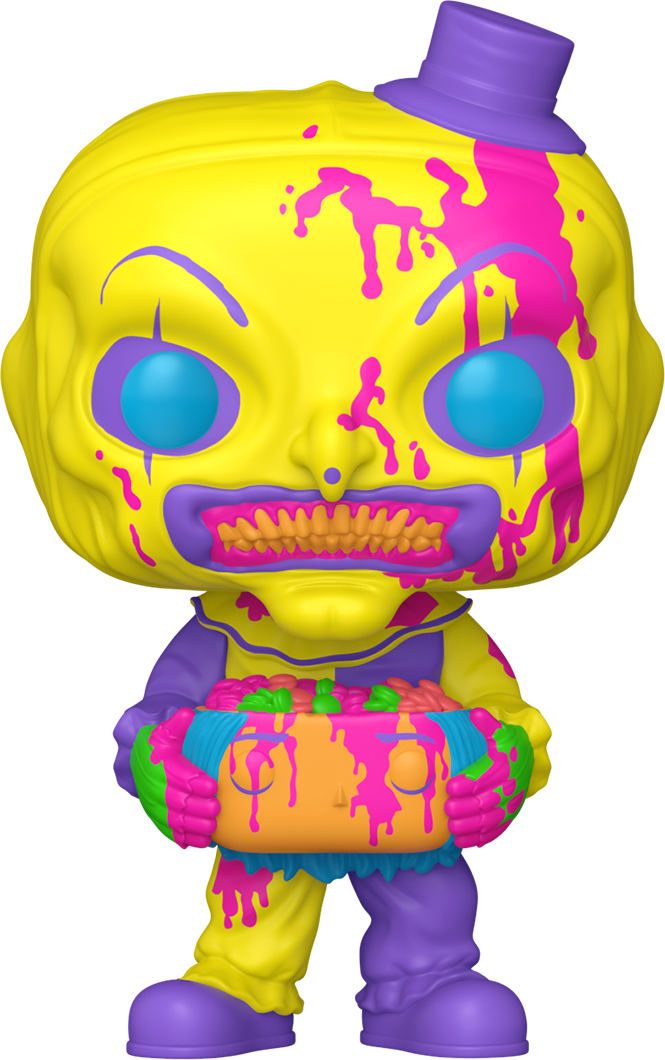 Terrifier – Art the Clown (con cabeza decapitada) Exclusivo Pop! Vinyl de luz negra de EE. UU. [RS]