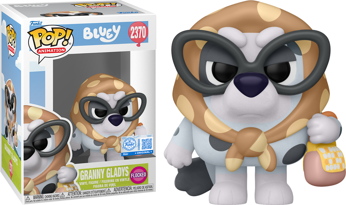 Bluey – Granny Gladys US Exclusive Flocked Pop! Vinyl [RS]