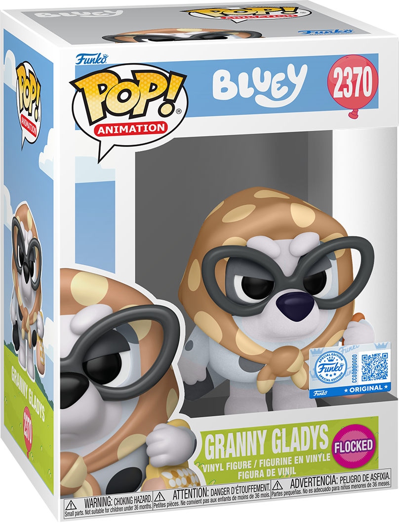 Bluey – Granny Gladys US Exclusive Flocked Pop! Vinyl [RS]