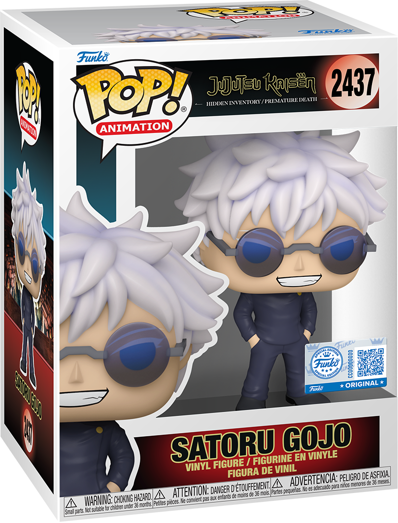 Jujutsu Kaisen – Satoru Gojo (with glasses) US Exclusive Pop! Vinyl [RS]