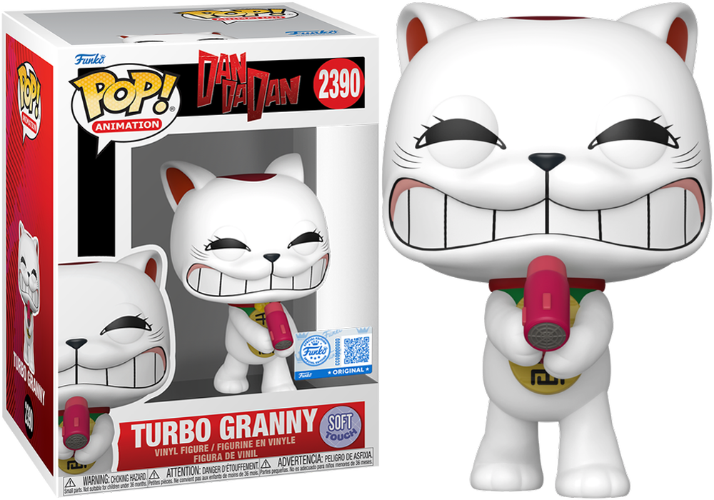 Dan Da Dan – Turbo Granny (with Hairdryer) US Exclusive Pop! Vinyl [RS]