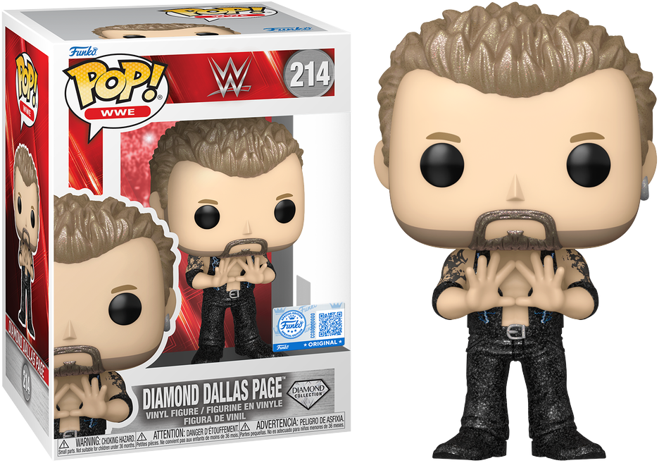 WWE – Diamond Dallas Page US Exclusive Diamond Glitter Pop! Vinyl [RS]