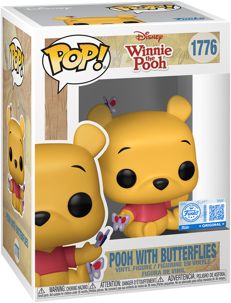 Winnie the Pooh – Pooh with Butterflies Exclusive Pop! Vinyl [RS]