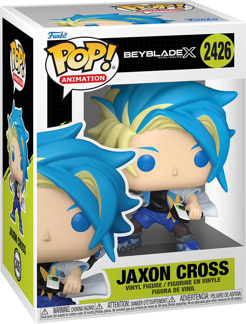 Beyblade X – Jaxon Cross (con versión "chase") Pop! Vinilo