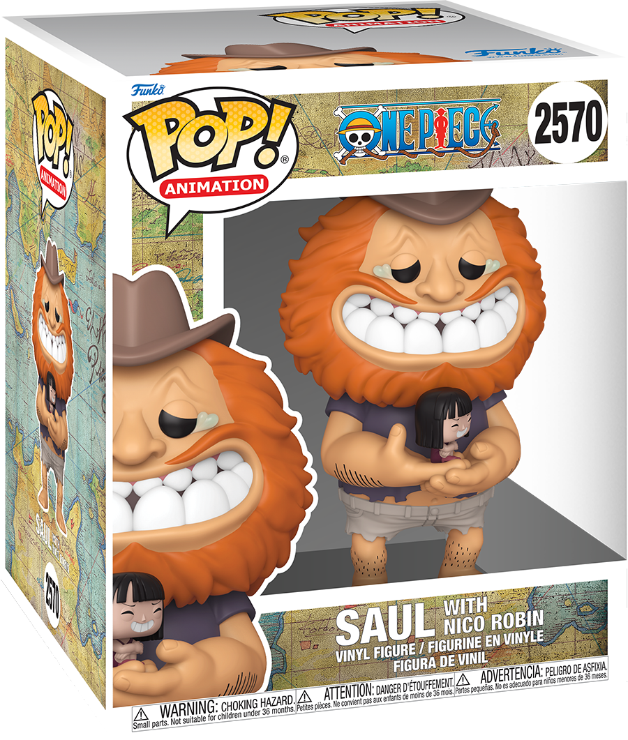 One Piece – Saul with Nico Robin 6″ Pop! Vinyl