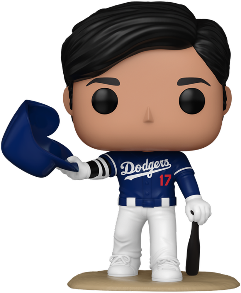 MLB: Dodgers – Shohei Ohtani (Saludo con el casco) Exclusivo de EE. UU. Pop! Vinyl [RS]