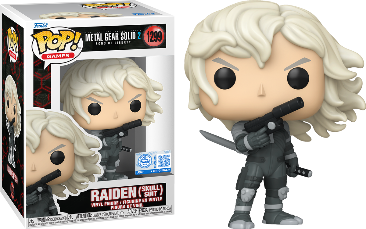Metal Gear Solid – Raiden (Fuerzas especiales) Exclusivo de EE. UU. Pop! Vinilo [RS]