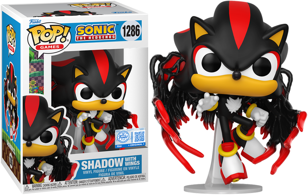 Sonic the Hedgehog – Shadow with Wings US Exclusive Pop! Vinyl [RS]