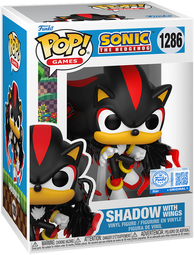 Sonic the Hedgehog – Shadow with Wings US Exclusive Pop! Vinyl [RS]