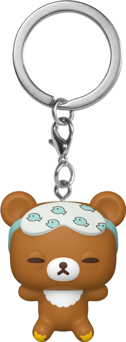 Rilakkuma – Chairoikoguma (Dormido) Llavero Pop!