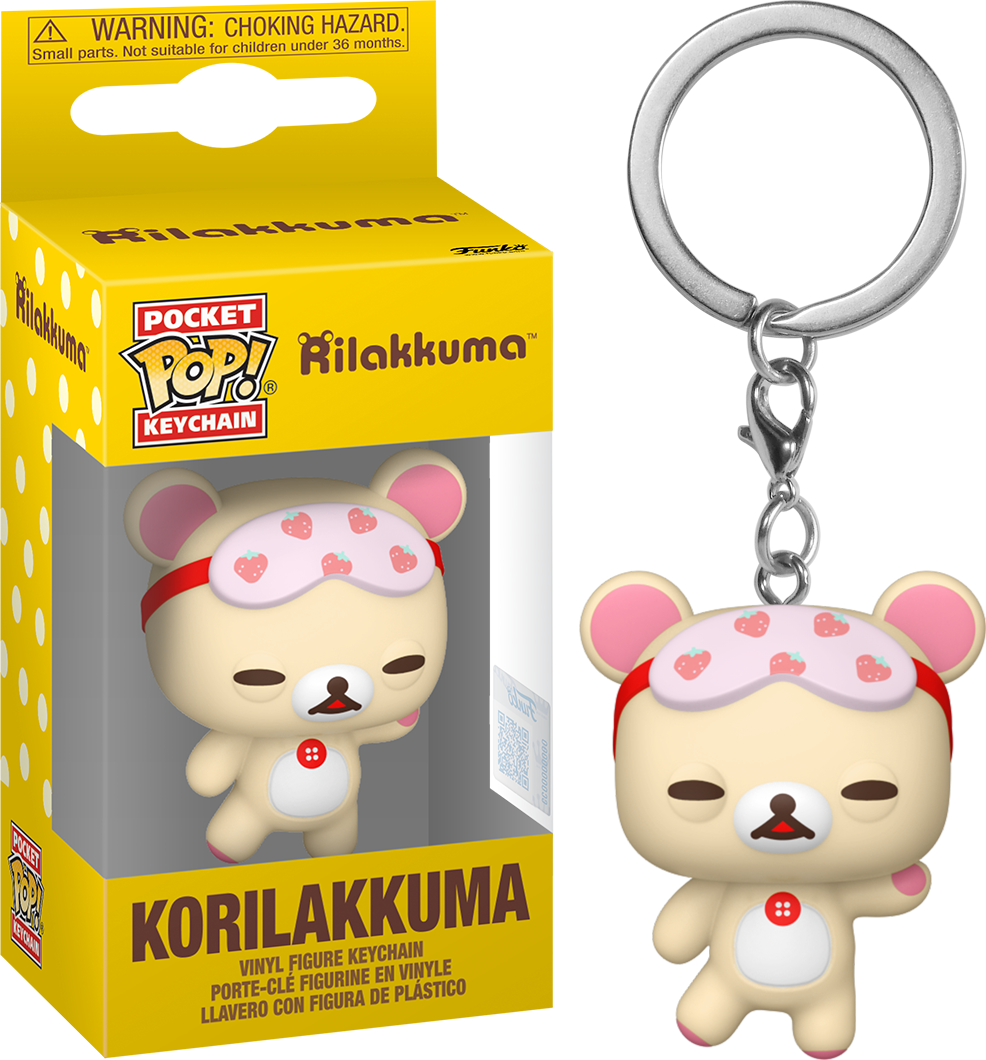 Llavero Pop! Rilakkuma – Korilakkuma (Dormilón)