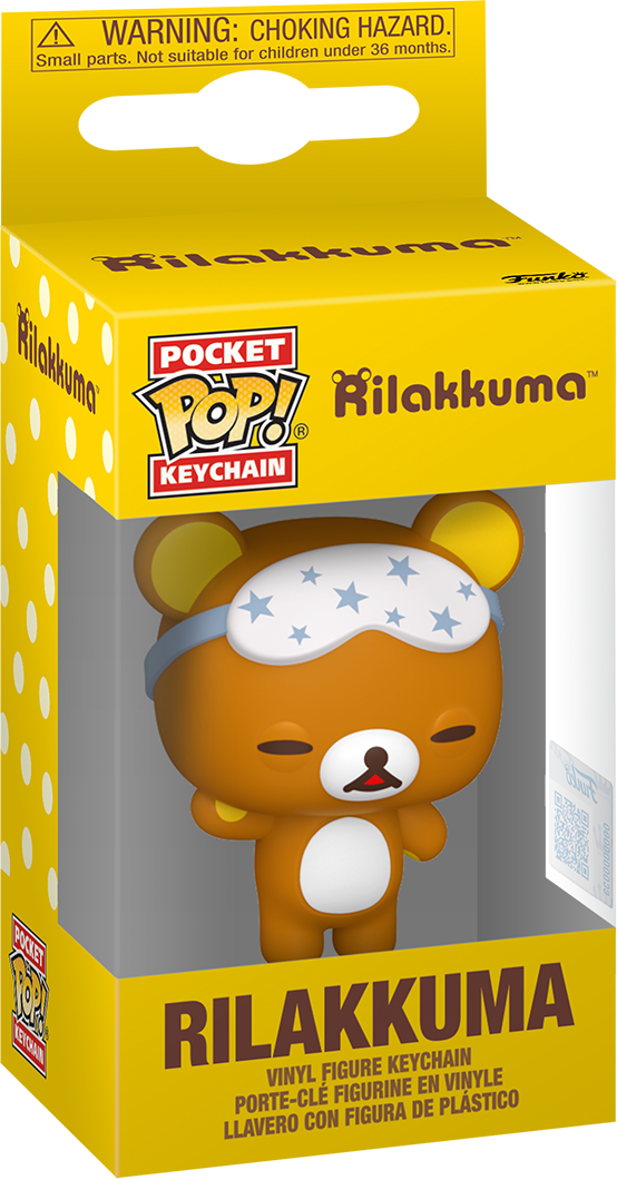 Rilakkuma - Llavero Pop! de Rilakkuma (Durmiendo)