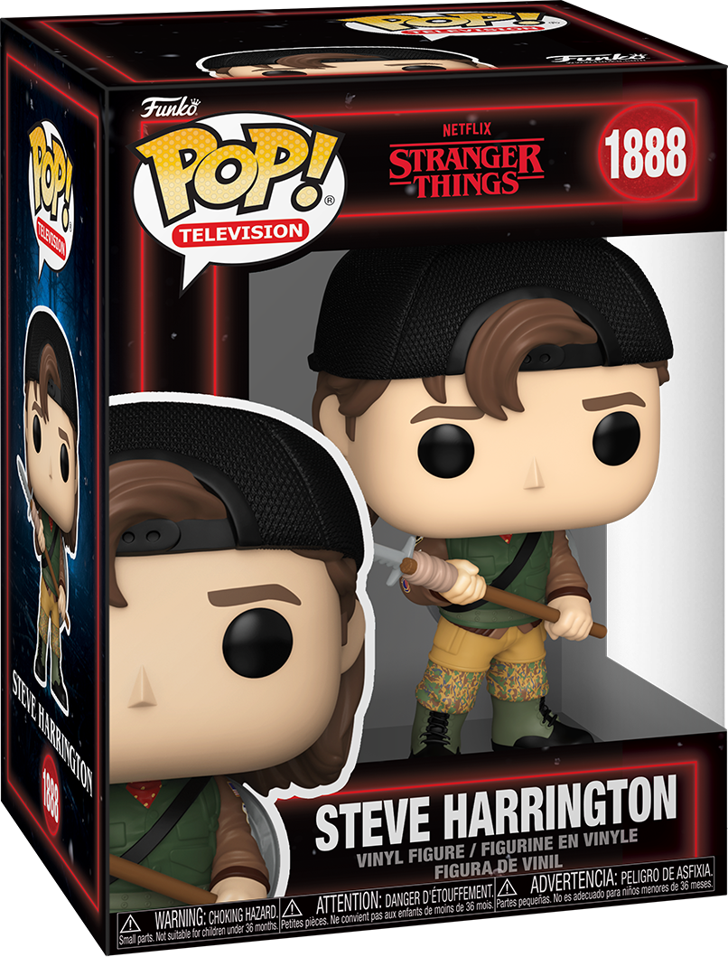 Stranger Things - Steve Harrington (con arma) Pop! Vinilo