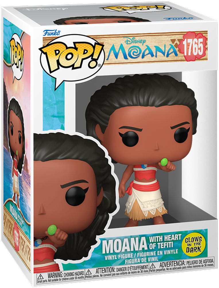 Moana - Moana with Heart of Tefiti Glow Pop! Vinyl