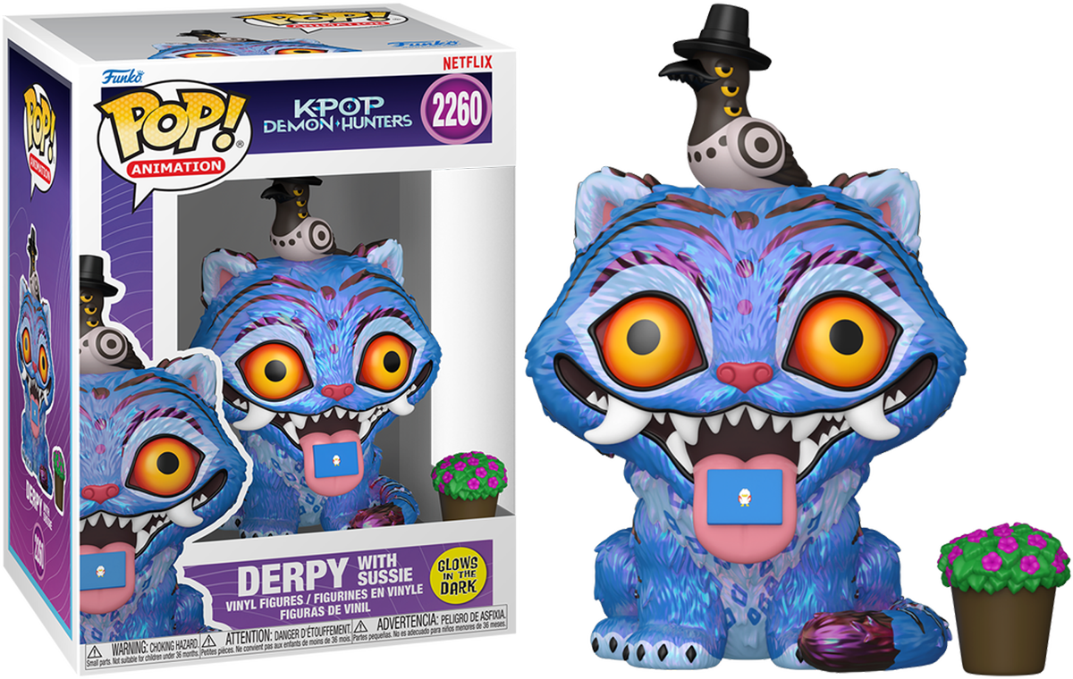 K-Pop Demon Hunters - Derpy with Sussie Glow-in-the-Dark Pop! Vinyl