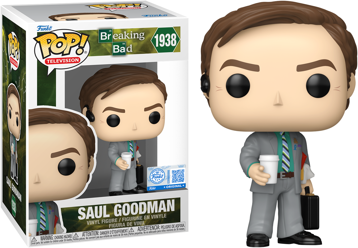 Breaking Bad – Saul Goodman Exclusive Pop! Vinyl [RS]