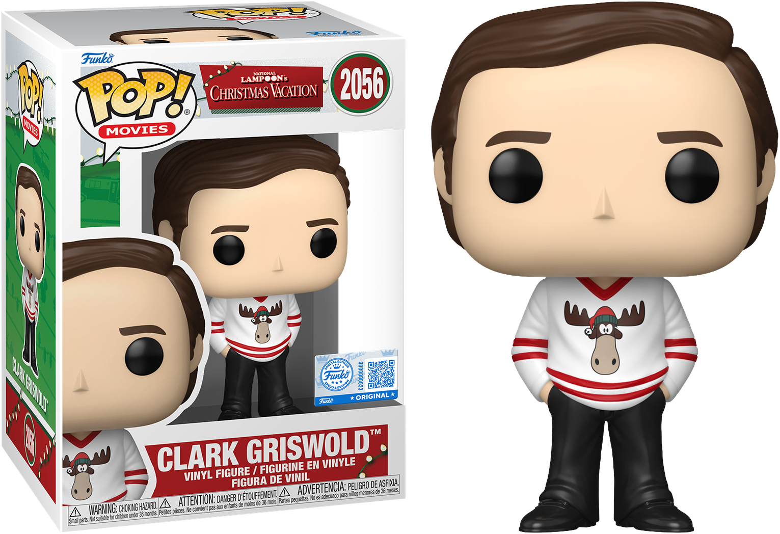 National Lampoons Christmas Vacation – Clark (Jersey) US Exclusive Pop! Vinyl [RS]