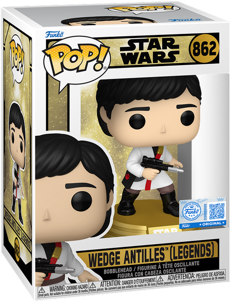 Star Wars: Legends – Wedge Antilles Exclusive Pop! Vinyl [RS]