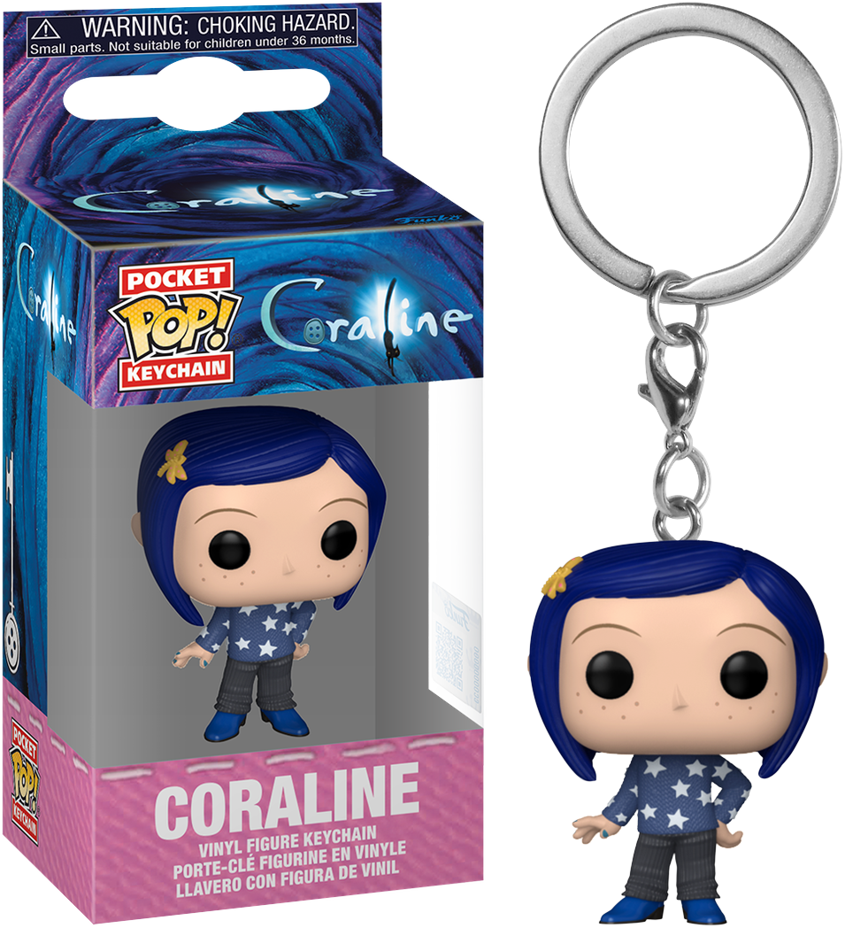 Coraline – Coraline in Sweater Pop! Keychain