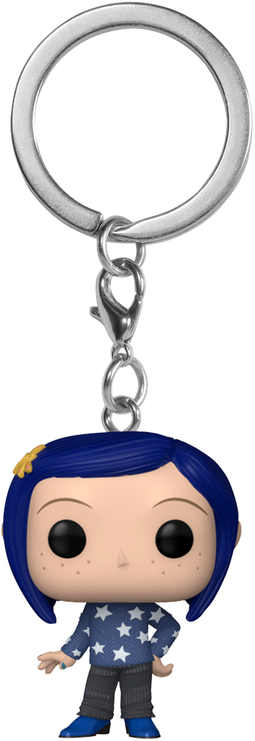 Coraline – Coraline in Sweater Pop! Keychain