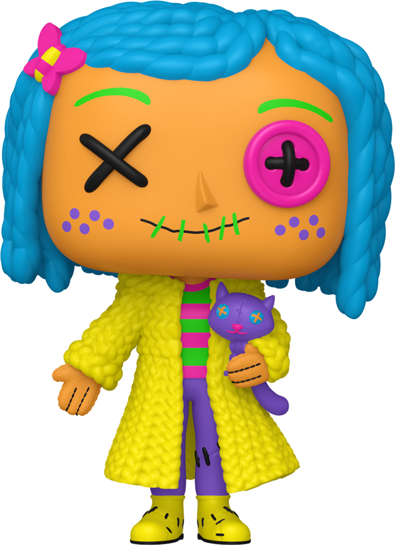 Coraline – Coraline (Patchwork) Exclusive Blacklight Pop! Vinyl [RS]