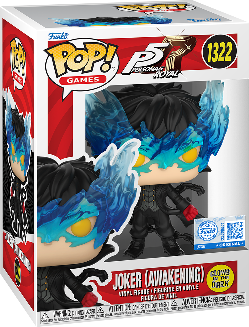 Persona 5 – Joker (Awakening) Exclusive Glow Pop! Vinyl [RS]