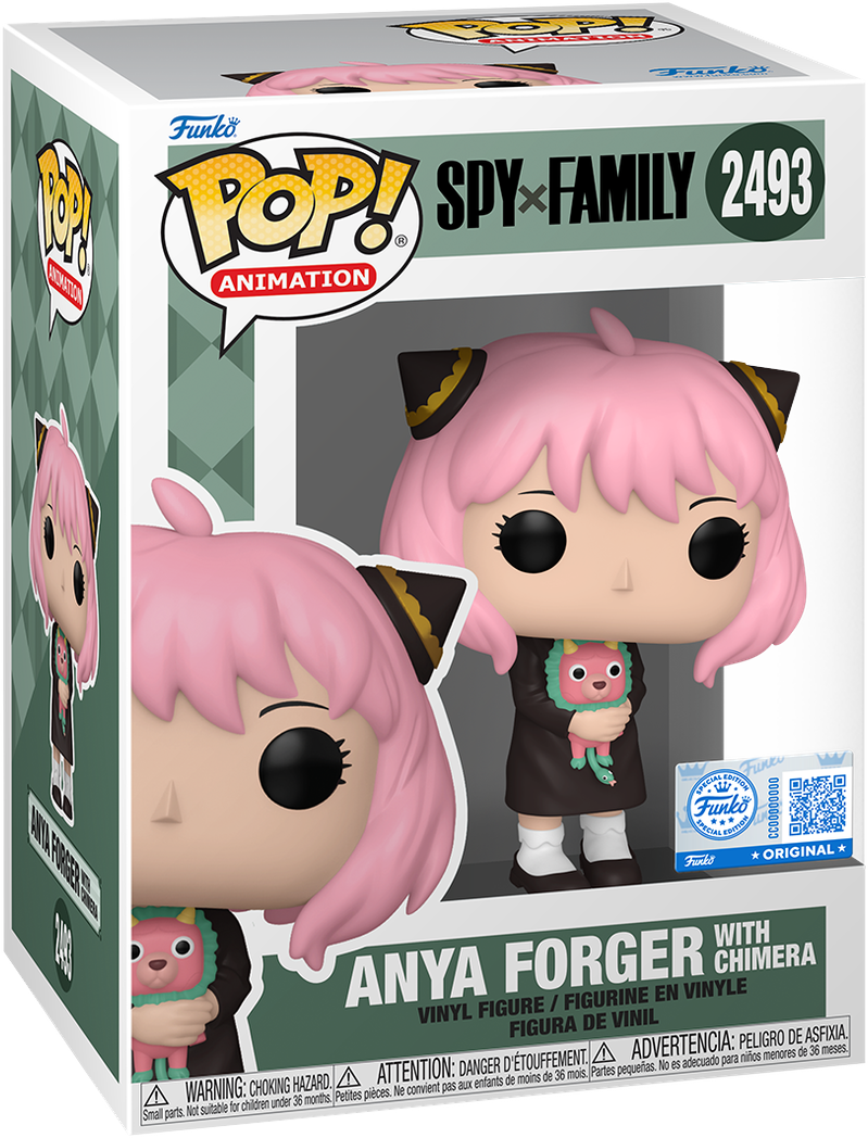 Spy x Family – Anya Forger with Chimera Exclusive Pop! Vinyl [RS]