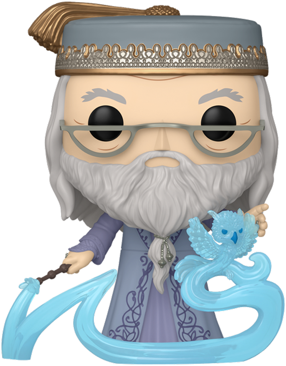 Harry Potter – Dumbledore (with Patronus) US Exclusive Pop! Vinyl [RS]