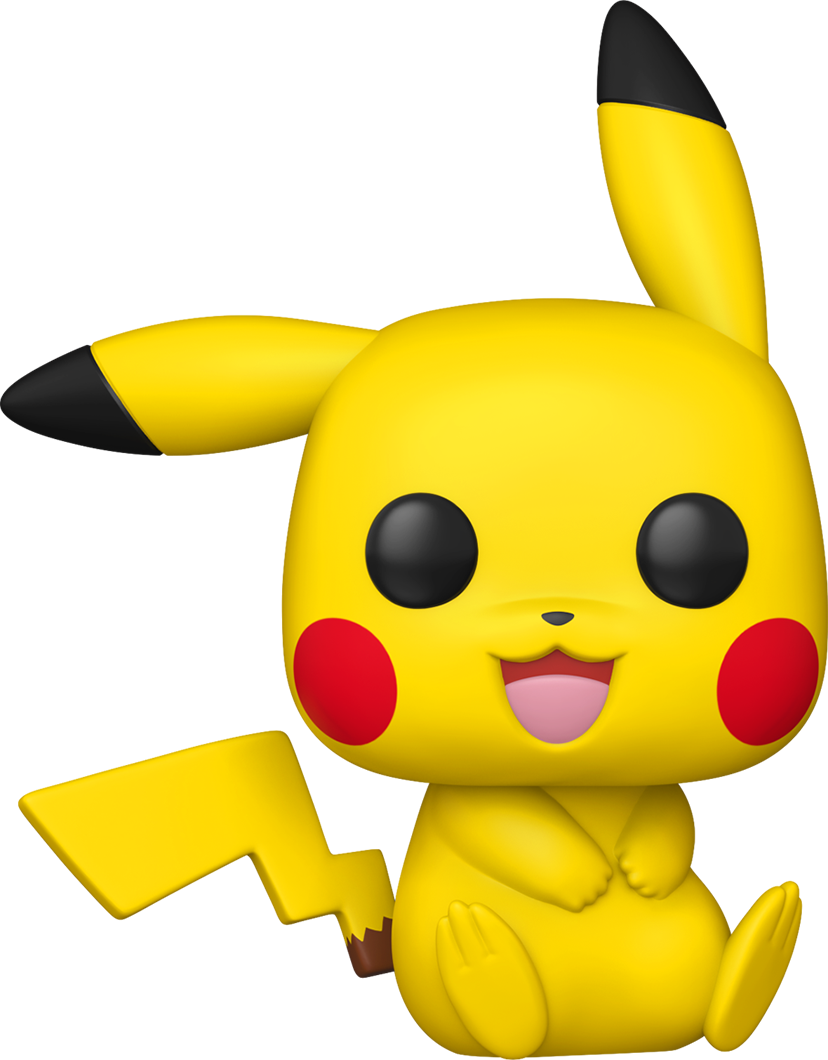Pokemon – Pikachu (Sentado) 10″ Pop! Vinilo [RS]