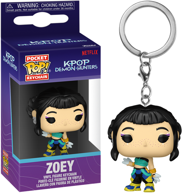 K-Pop Demon Hunters - Zoey Pop! Keychain