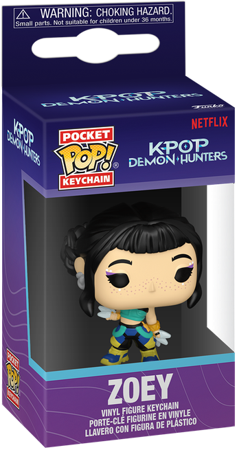 K-Pop Demon Hunters - Zoey Pop! Keychain