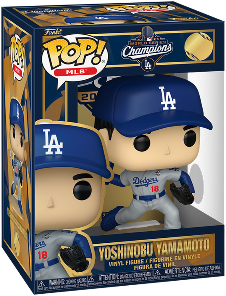 MLB: Dodgers – Yoshinobu Yamamoto (MVP ’25) Pop! Vinyl