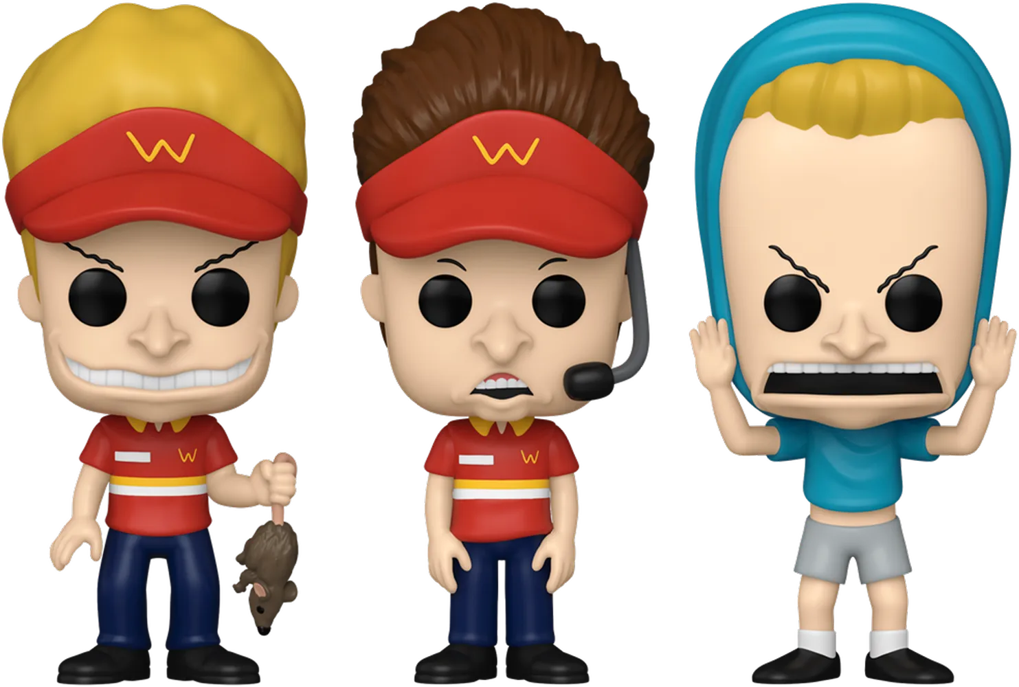 FUN80167 + FUN80168 + FUN80169 Beavis and Butt-Head - The Great Popholio Pop! Vinyl Bundle (Set of 3) - Funko - Titan Pop Culture