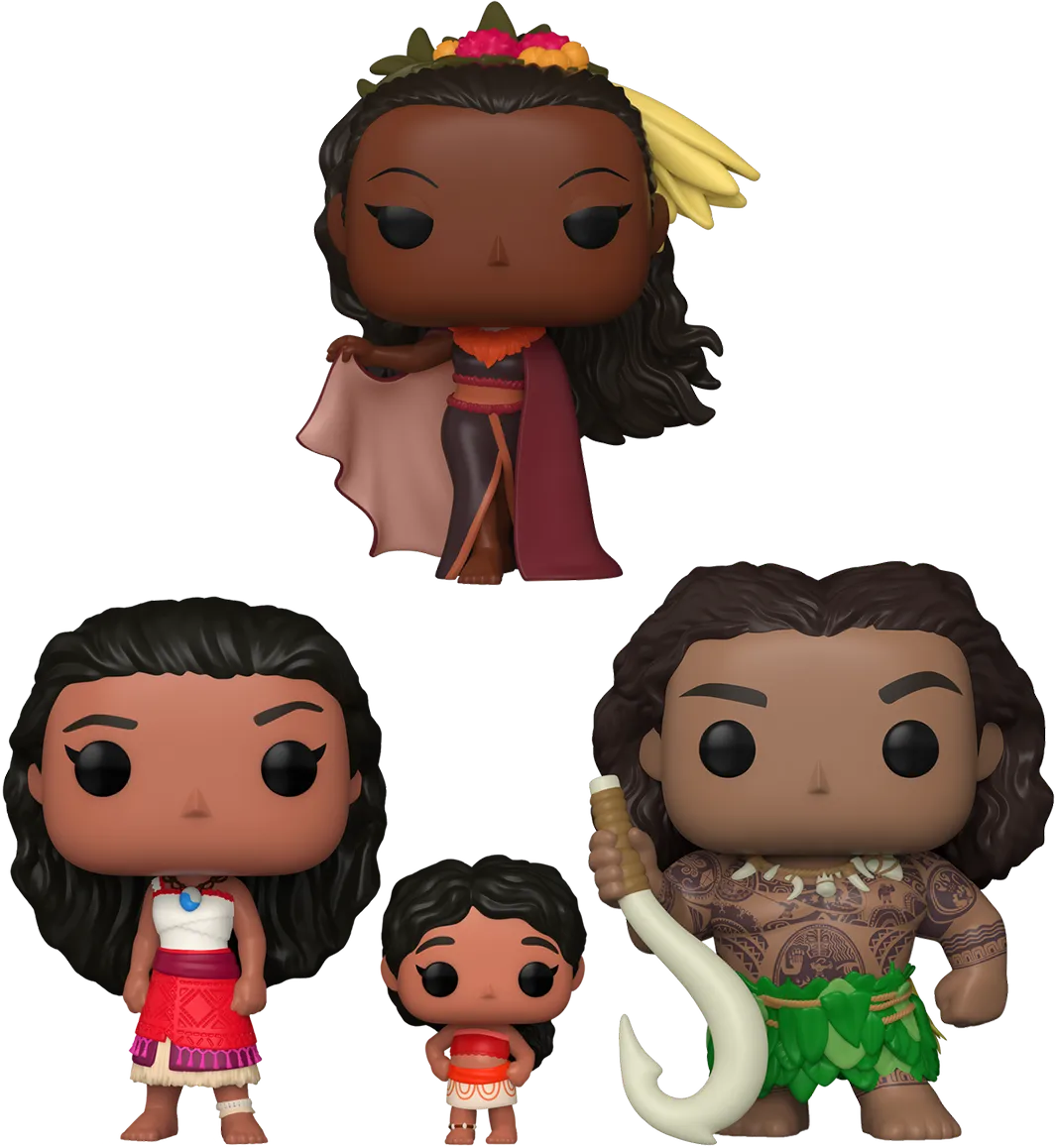 FUN79736 + FUN79737 + FUN79738 Moana 2 - Wayfinder Pop! Vinyl Bundle (Set of 3) - Funko - Titan Pop Culture